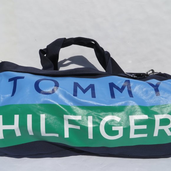Tommy Hilfiger Large Gym Bag Duffle Navy Blue NEW